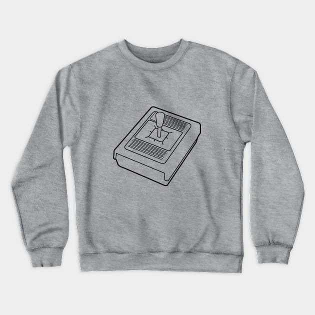 8-bit retrogaming controller joystick Crewneck Sweatshirt by Olipix